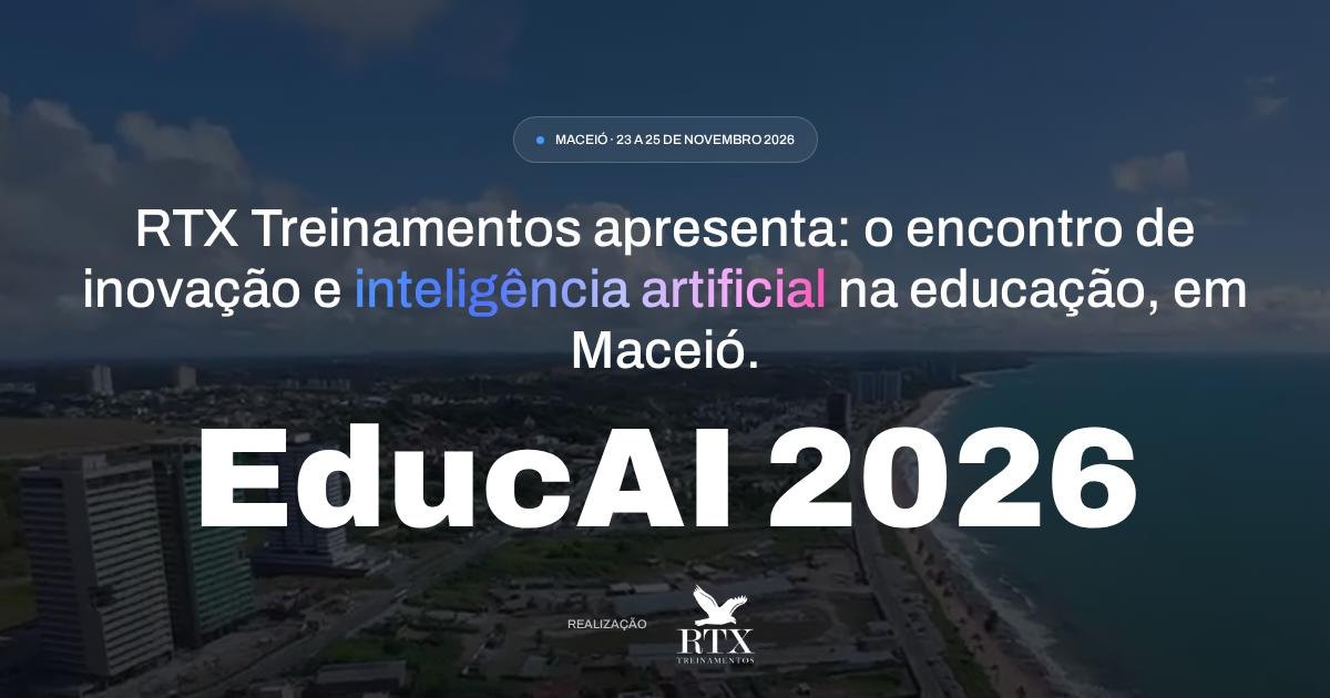 Capa do evento EducAI 2026 — Inovação e Inteligência Artificial na Educação